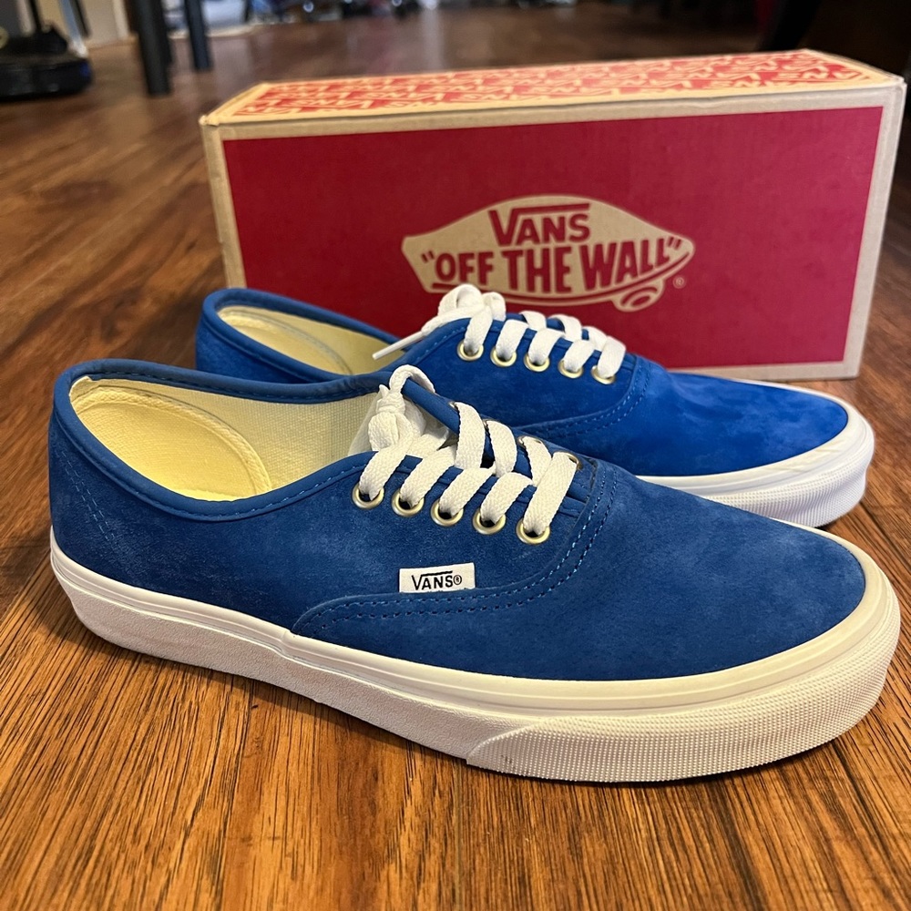 Vans Blue and White Women's Sneakers